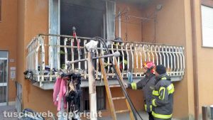 Fabrica di Roma - Incendio in un negozio per bambini