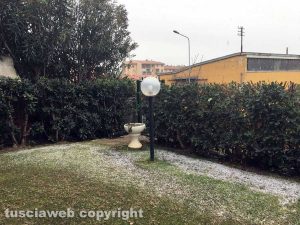 Maltempo - Fiocchi di neve a Tarquinia