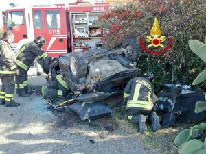 Tarquinia - Incidente mortale sulla strada provinciale Lupo Cerrino