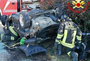 Tarquinia - Incidente mortale sulla strada provinciale Lupo Cerrino