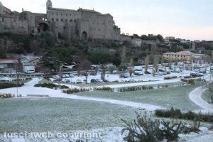 Viterbo - La neve di mattina - Valle Faul