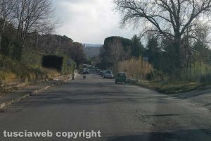 Viterbo - La fila sulla Sammartinese