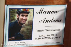I funerali di Andrea Manca a Tuscania