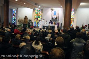 I funerali di Andrea Manca a Tuscania