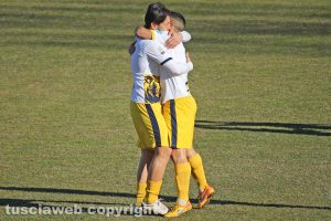Sport - Calcio - Viterbese - Matias Cuffa e Michel Cruciani