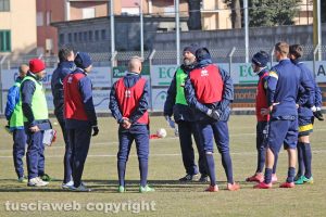 Sport - Calcio - Viterbese - L'allenamento di ieri al Rocchi