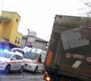 Incidente a Vetralla - Investito un uomo, è grave