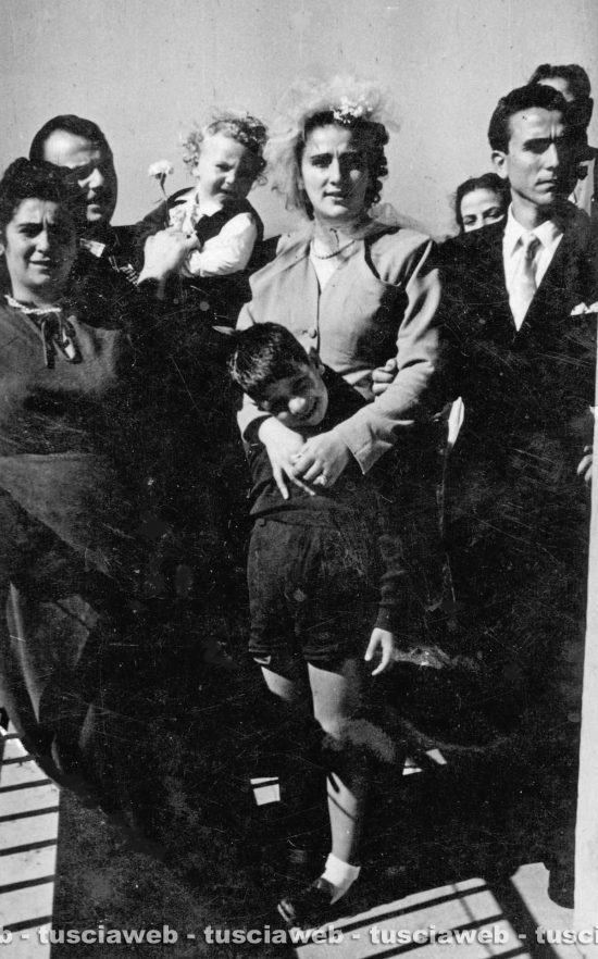 Viterbo - Come eravamo 1947 - Il matrimonio di Maria Salcini e Fulvio Cappelli