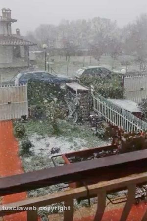 Fabrica di Roma - I primi fiocchi di neve - La foto di una lettrice
