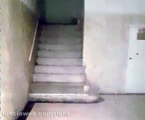 Viterbo - Via della Sapienza - Scoppia tubo e si allaga palazzo