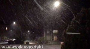 Maltempo - Neve - Bagnaia imbiancata