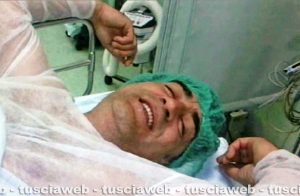 Gino Pucciarelli in ospedale