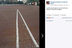 Sport - Calcio - Il campo del Pilastro preso in giro su Facebook
