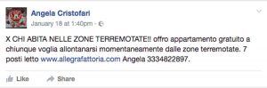 Vejano - Cittadina offre ospitalità ai terremotati
