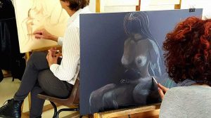 Viterbo - Scuola arti visive Next - Corso di disegno di nudo dal vivo
