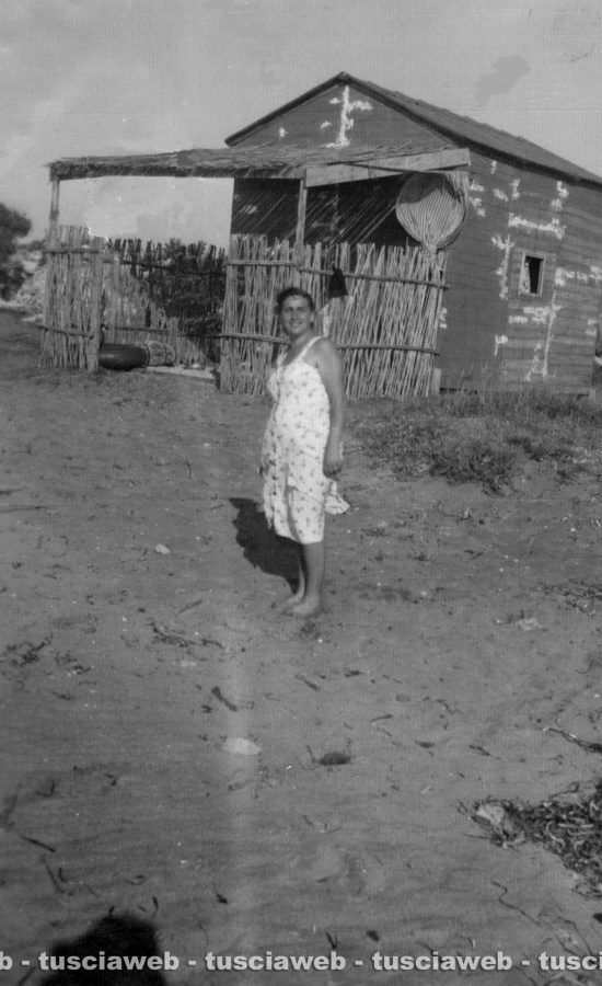 Tarquinia Lido - Come eravamo 1955 - Maria Salcini