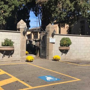 I lavori al cimitero di Vitorchiano