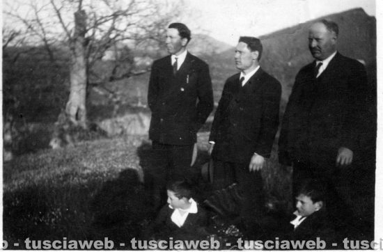 Viterbo - Come eravamo anni '30 - Castagneti dei Monti Cimini - Pietro Capobianchi, Amedeo e Raimondo Cappelli