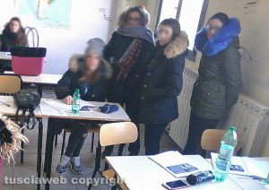 Civita Castellana - L'istituto Colasanti al freddo