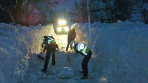 Soccorso alpino e speleologico Lazio in azione in Abruzzo