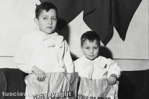Viterbo - I fratelli Mauro e Luciano Pastori nel 1961