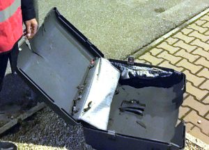 Civita Castellana - Allarme bomba - L'intervento dei carabinieri e artificieri