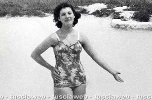 Viterbo - Come eravamo 1965 - Ivana Lanzi al bullicame