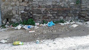 Viterbo - Degrado in via delle Caprarecce