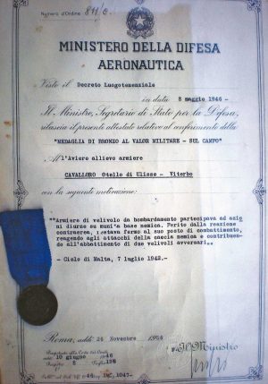 Medaglia al valor militare per Otello Cavalloro