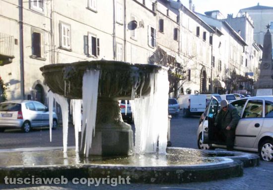 Fontana gelata a San Martino al Cimino