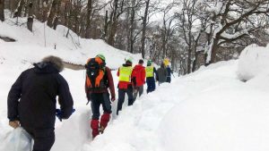 Soccorso alpino e speleologico Lazio in azione in Abruzzo