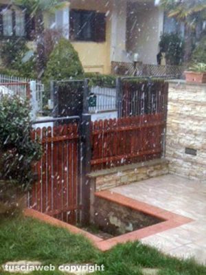 Sutri - I primi fiocchi di neve - La foto di Francesca di felice