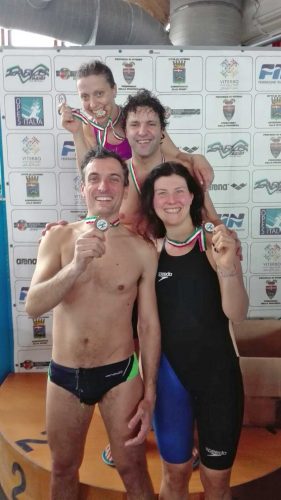 Gli atleti della Asd Larus Viterbo