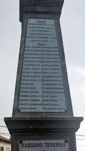 Bassano in Teverina - Il monumento ai caduti