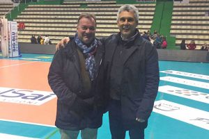 Sport - Pallavolo - Tuscania volley - Il medico Potestio e il presidente Pieri