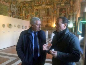 Le riprese di "Paese che vai" a Viterbo
