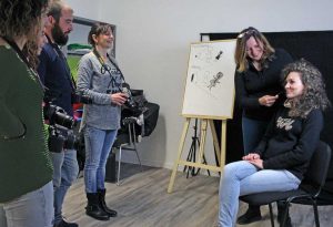 Una lezione di fotografia in studio 