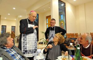 Viterbo - Il pranzo di solidarietà alla chiesa di Villanova