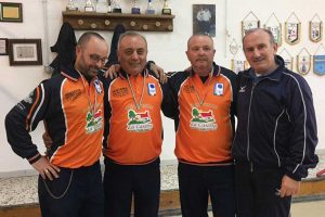 Sport - Bocce - La premiazione dei vincitori