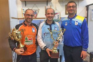 Sport - Bocce - La premiazione dei vincitori