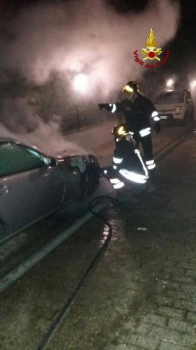 Santa Marinella - L'intervento dei vigili del fuoco 