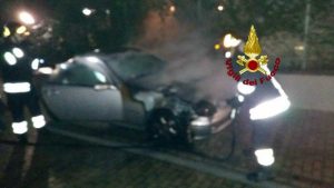 Santa Marinella - L'intervento dei vigili del fuoco 