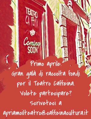 La locandina dell'evento di Caffeina
