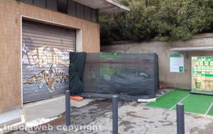 Viterbo - I rifiuti al Sacrario