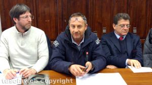 Viterbo - Terza commissione - Al centro Giovanni Pulci Uil