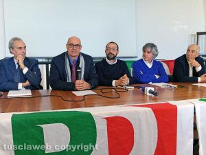Tarquinia - Piero Rosari, Mauro Mazzola, Andrea Egidi, Sandro Celli e Anselmo Ranucci