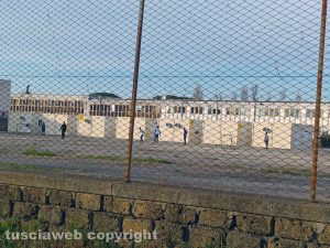 Viterbo - Profughi al campo dell'ex fiera