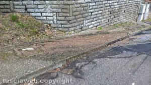 Viterbo - Liquami in via Pian di Quercia