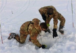 L'esercitazione a Campo felice degli allievi marescialli 