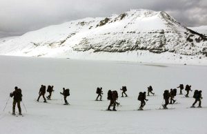 L'esercitazione a Campo felice degli allievi marescialli 